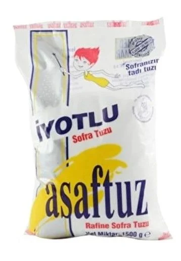 Asaf rafıne kaya tuzu 1500 gr