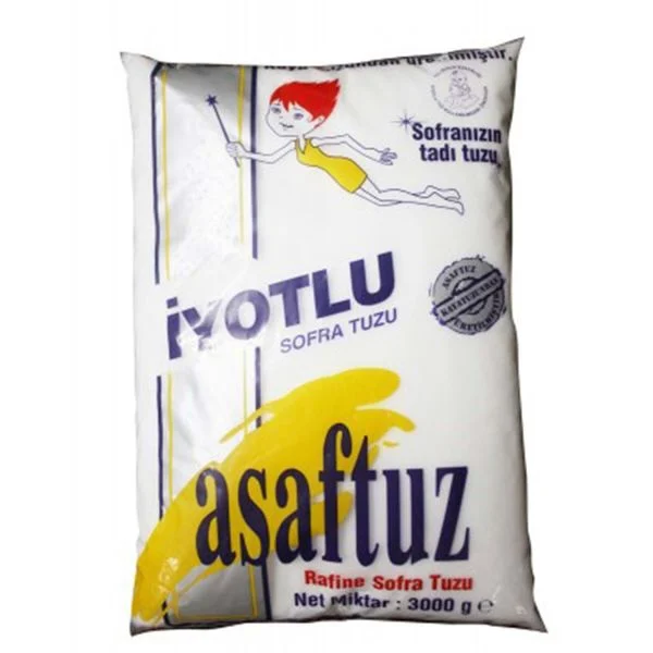 Asaf rafıne kaya tuzu 3000 gr - 1