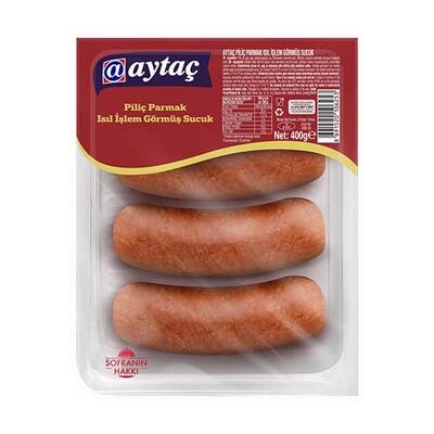 Aytac pılıc parmak ısıl ıslem sucuk 400 gr - 1