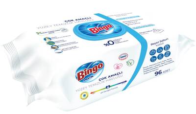 Bingo yüzey havlusu 96 lı beyaz sabun - 1