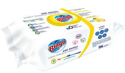 Bingo yüzey havlusu 96 lı limon - 1