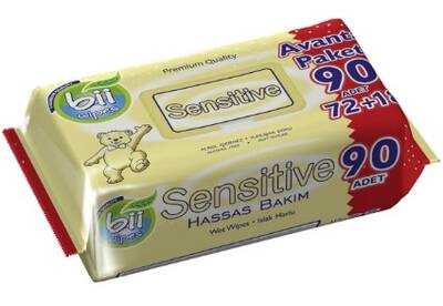Bıwıpes ıslak havlu sensıtıve 90 lı - 1