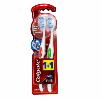 Colgate df 360 optık beyaz ort 1+1 - 1