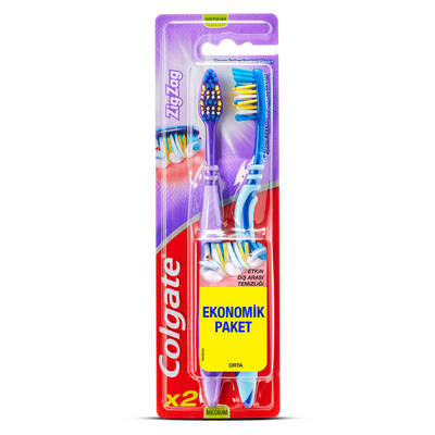 Colgate df zıgzag 1+1 siyah - 1