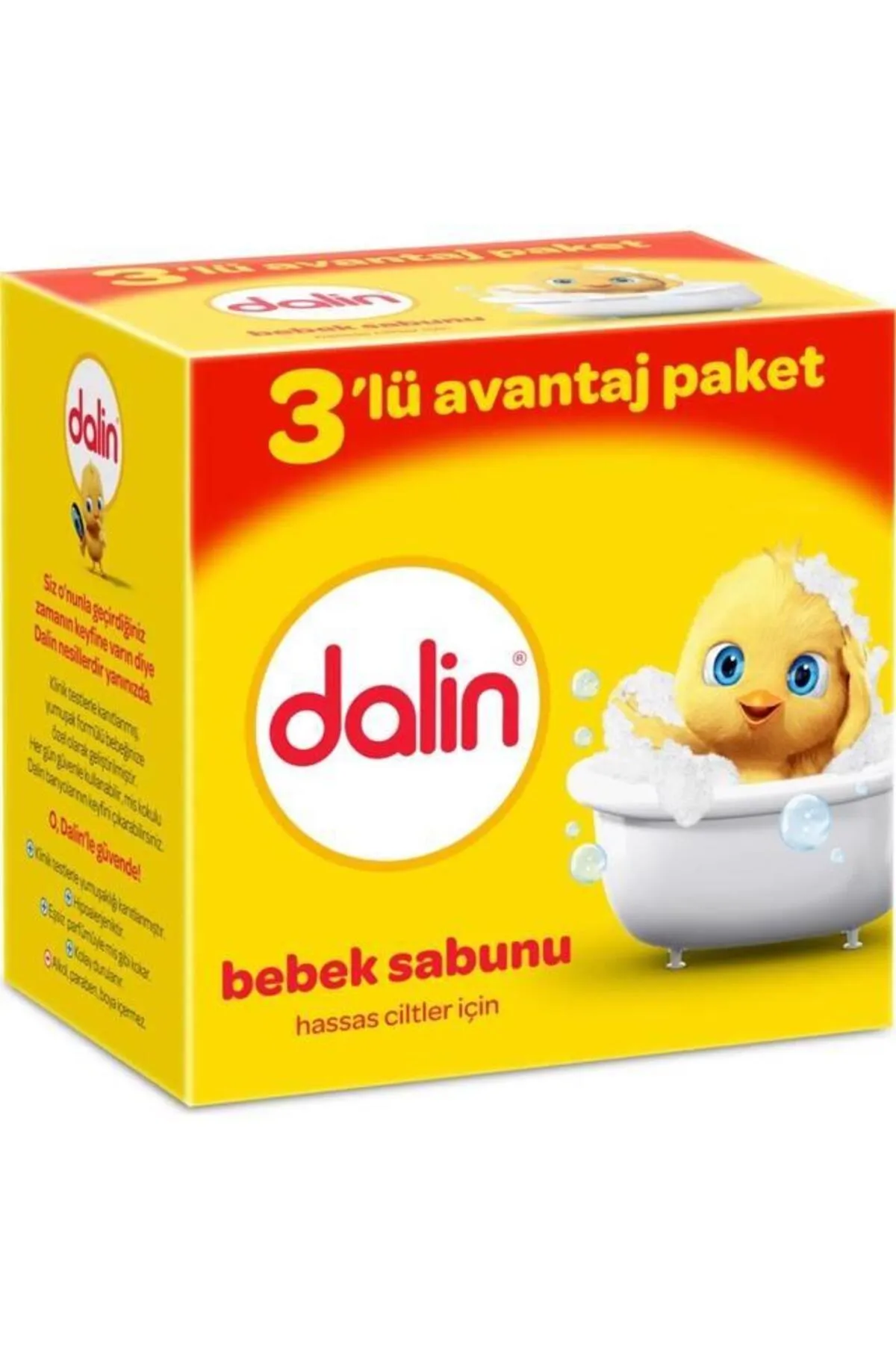 Dalın bebe sabunu 3*75 gr