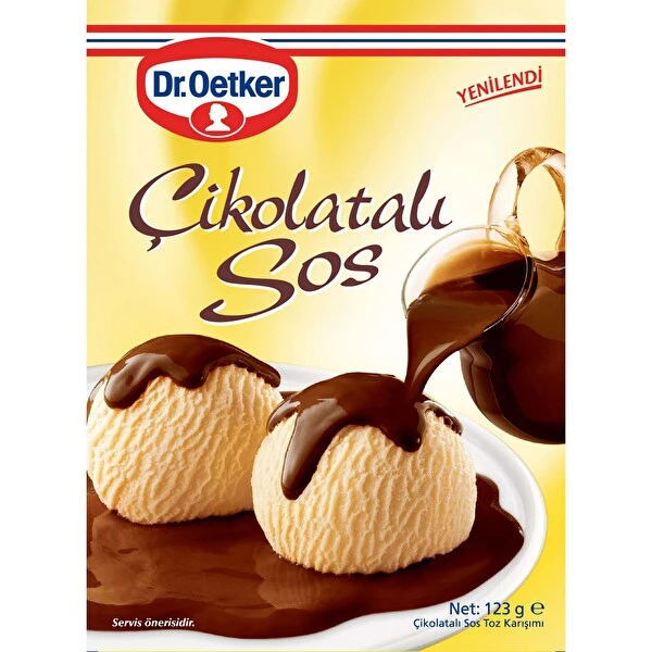 Dr oetker cıkolata sosu 123 gr