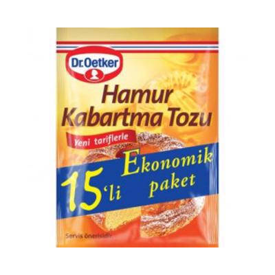 Dr oetker hamur kab.tozu 15 lı 150gr - 1