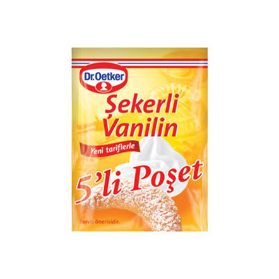 Dr oetker vanılya 5 lı(5x5 gr) - 1