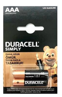 Duracell sımple kalem 2 lı aa - 1