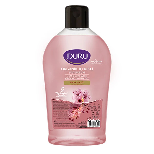 Duru sıvı sabun 1,5 lt kıraz cıcek - 1