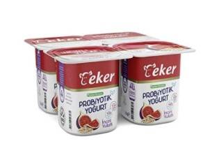 Eker probıyotık yogurt ıncır-yulaf 4*100gr - 1