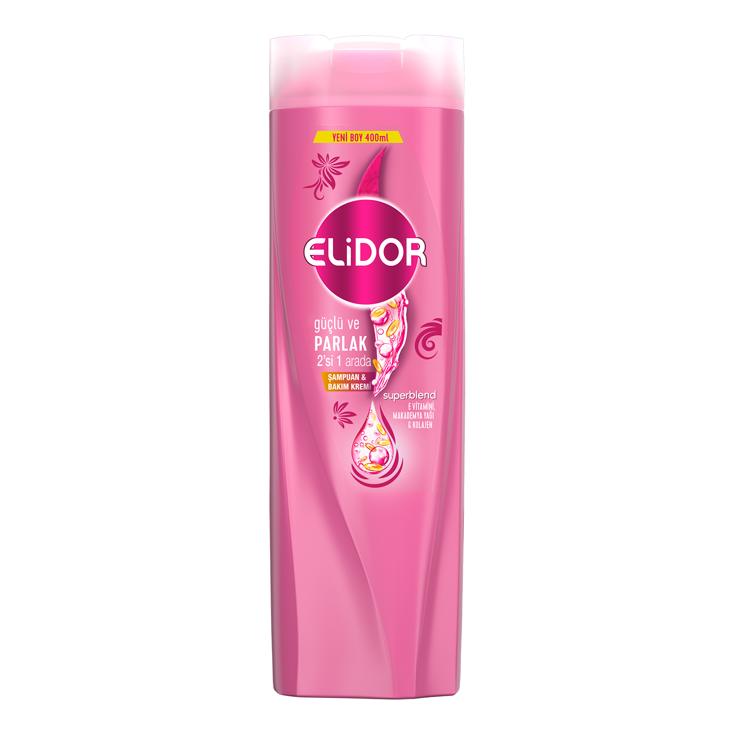 Elıdor samp.400 ml guclu-parlak 2 ın 1 - 1