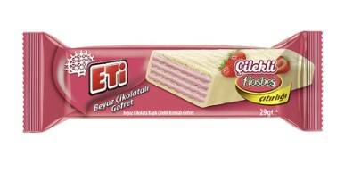 Etı beyaz cıkolatalı gofret cıleklı 29 gr - 1