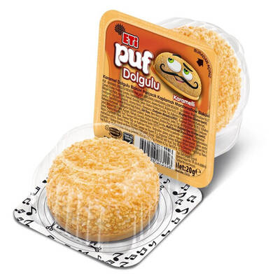 Etı puf dolgulu tuzlu karamel 20 gr - 1