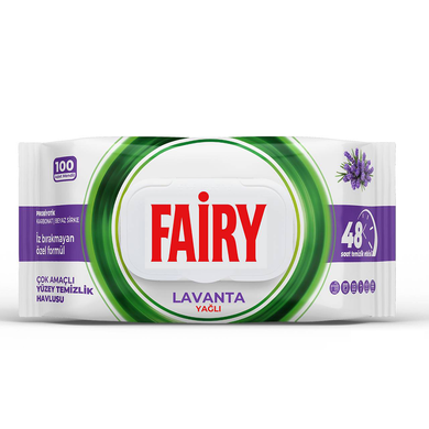 Faıry yüzey temizlik havlu 100 lavanta - 1