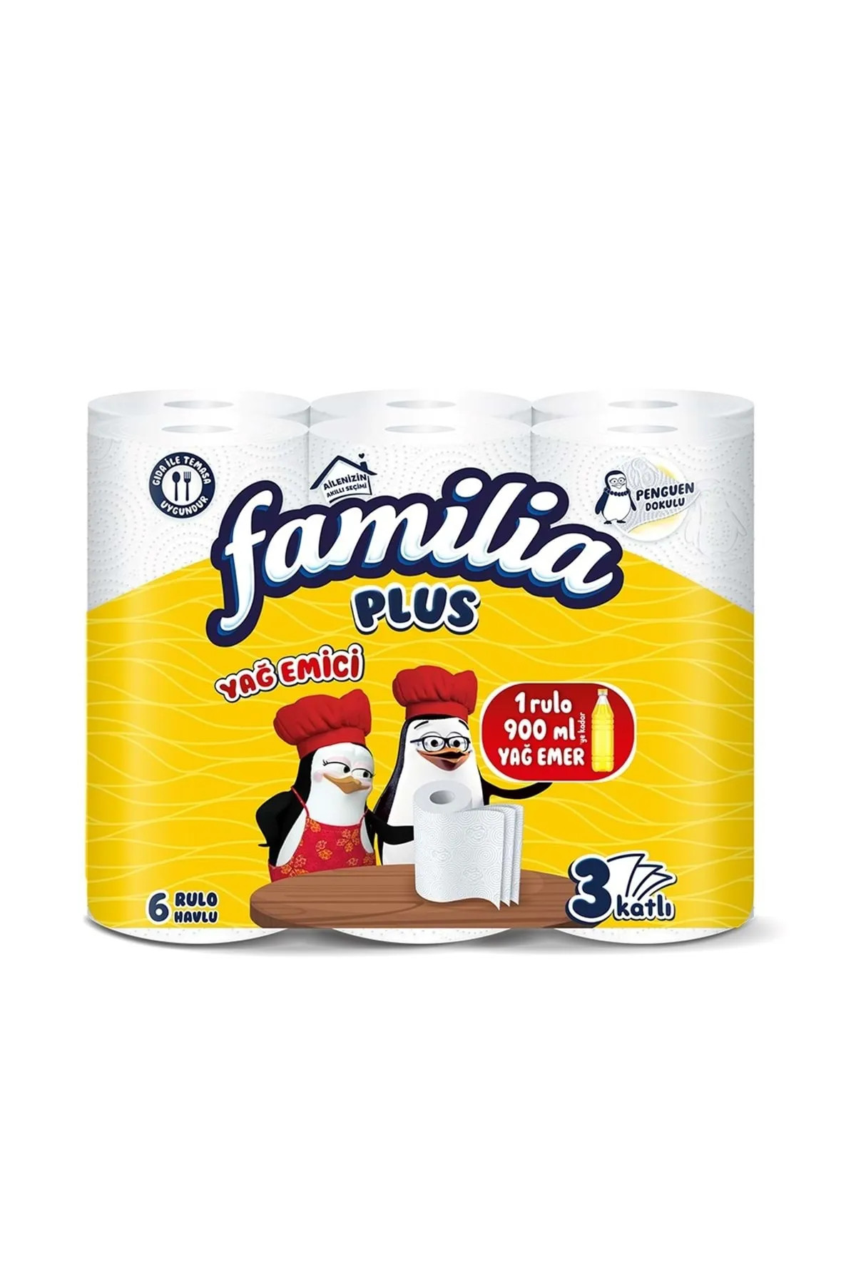 Famılıa havlu 6 lı yağ emici - 1