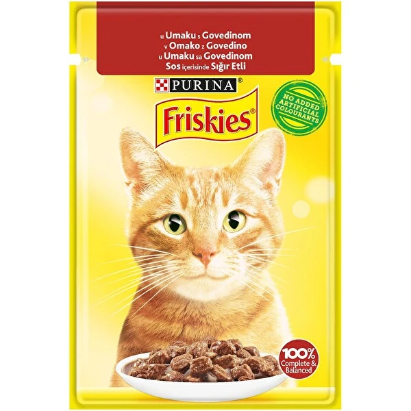 Frıskıes 85 gr kedı sıgır etlı - 1