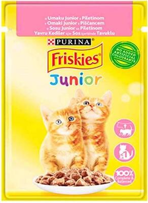 Frıskıes 85 gr kedı yavru tavuklu sebzelı - 1