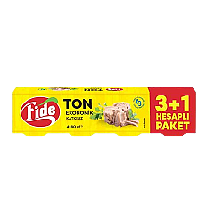Fıde ton balıgı ekonomık 4x80 gr