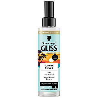 Glıss sıvı sac kremı 200 ml summer repaır - 1