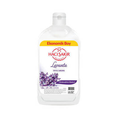 Hacısakır sıvı sabun 1,5 lt lavanta - 1