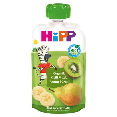Hıpp org.pure kıvı muz armut 100gr - 1