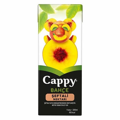 Cappy seftalı nektarı 200ml - 1