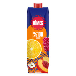 Dımes %100 karısık meyve suyu 1lt