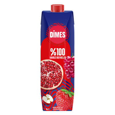 Dımes %100 kırmızı karısık mey.ıcecegı 1lt - 1