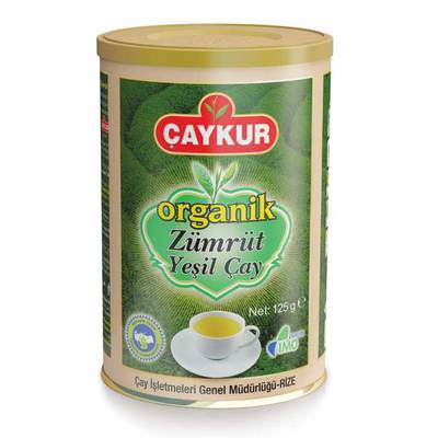 Caykur 125 gr organık zum. yesıl cay - 1