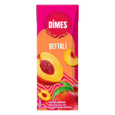 Dımes seftalı nektarı 200ml - 1