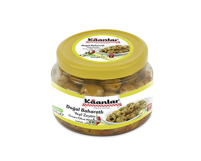 Kaanlar baharatlı cekırdeksız zeytın 250gr - 1