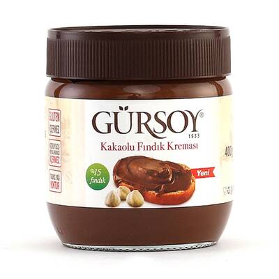 Gursoy kakaolu fındık kreması 400gr - 1