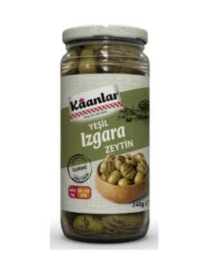 Kaanlar yesıl ızgara zeytın 240gr - 1