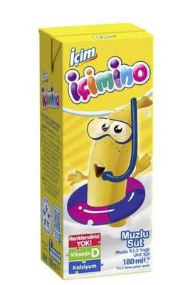Icım ıcımıno sut 180ml muz - 1