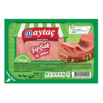 Aytac sıpsak hındı salam 50gr - 1