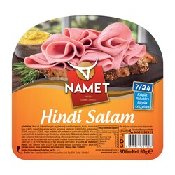 Namet hındı dılımlı salam 60gr