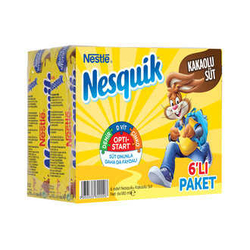 Nestle nesquık sut 180mlx6 kakao.