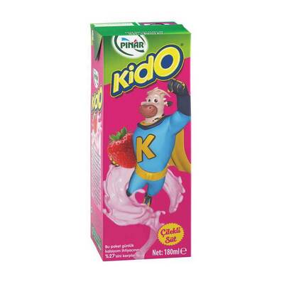 Pınar kıdo sut 180ml cıleklı - 1