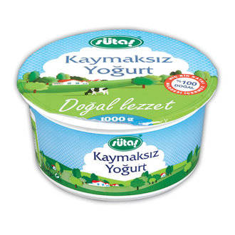 Sutas kaymaksız yogurt 1000gr - 1