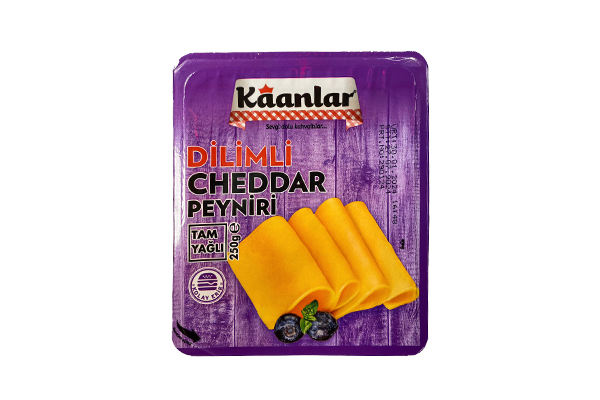 Kaanlar cheddar 250 gr dılımlı - 1