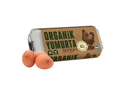 Kotyora organık yumurta 10`lu  - 1