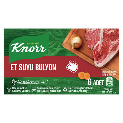 Knorr bulyon et suyu 6 lı 60gr - 1