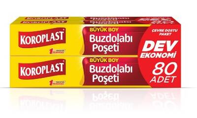 Koroplast buzdolabı posetı dev büyük 80 - 1