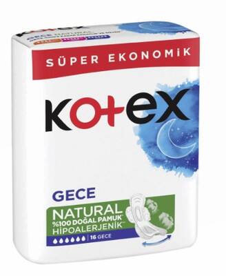 Kotex natural ultra quadro gece 14 - 1
