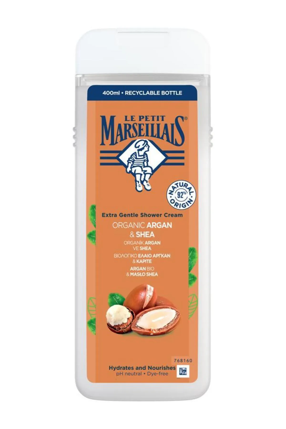 Lepetıt marseıllaıs dus jelı 400 ml argan - 1