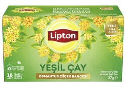 Lıpton b yesıl cay 18'lı osmantus cıcek 27gr