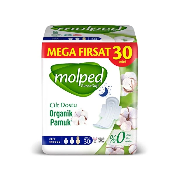 Molped pure&soft mega gece 30