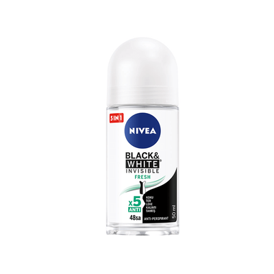 Nıvea roll-on 50 ml b&w fresh byn - 1