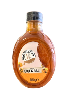 Ordu bal cıftlıgı suzme cıcek balı 2000gr - 1